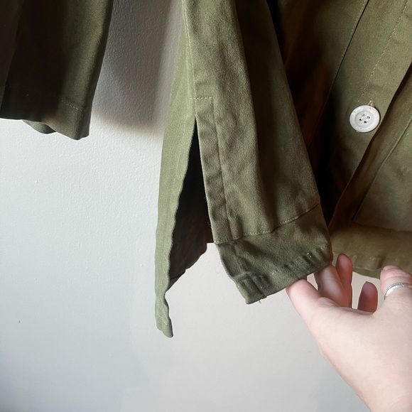 Mien Chore Coat in Olive Green Size Small - Picture 4 of 5